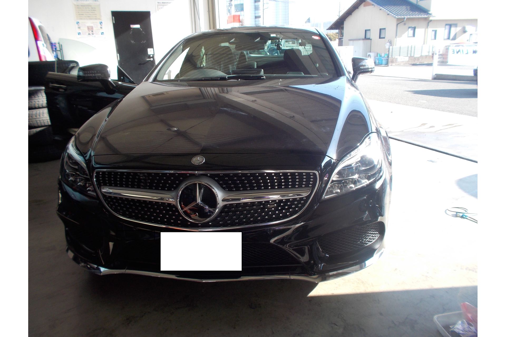 メルセデス　ベンツ　ＣＬＳ　Ｗ218　エンジンチェック　ＮＯＸセンサー交換