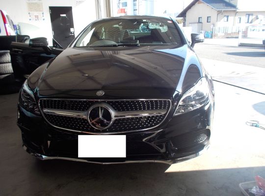 メルセデス　ベンツ　ＣＬＳ　Ｗ218　エンジンチェック　ＮＯＸセンサー交換