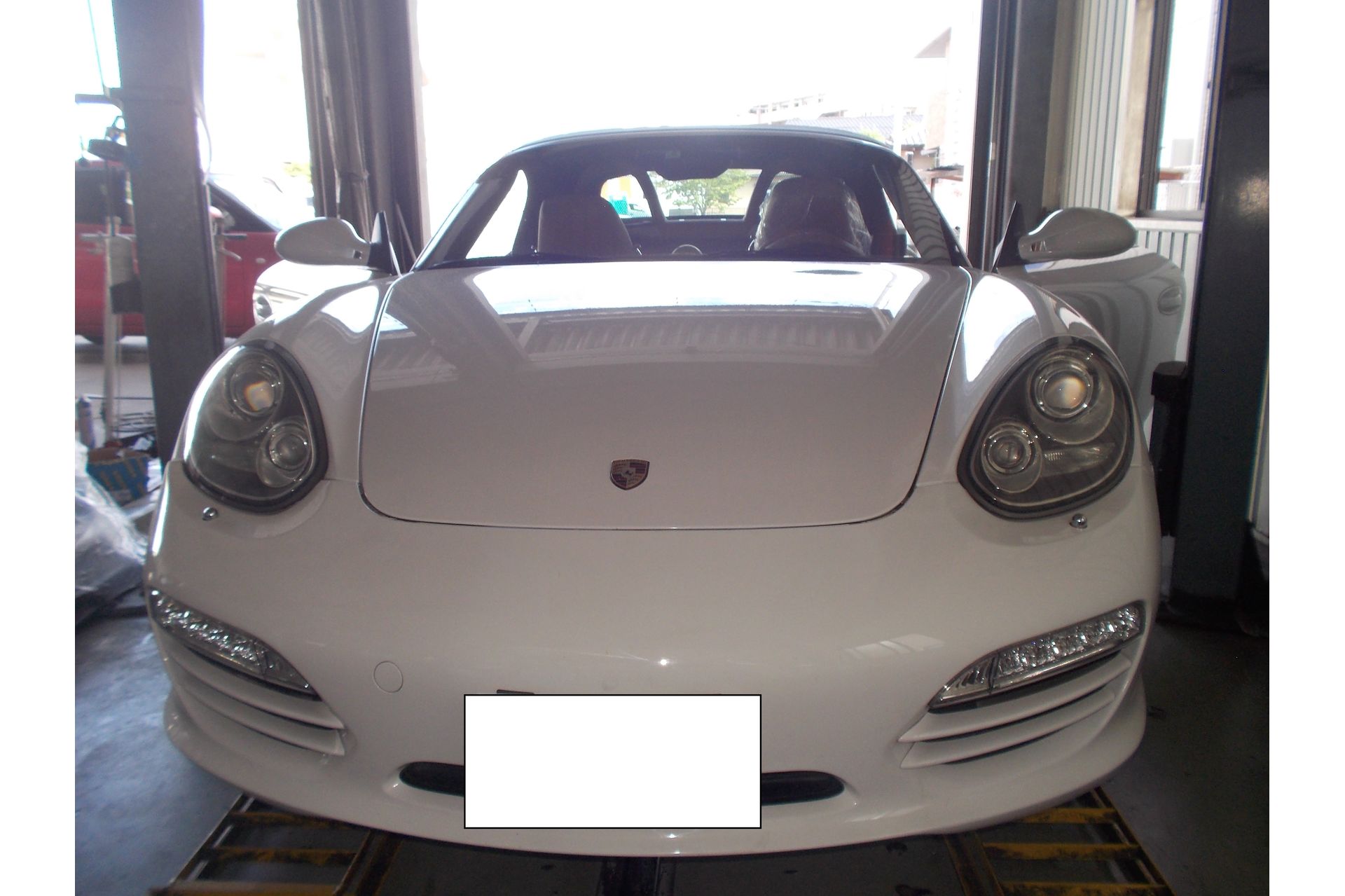 ポルシェ ボクスター 987 パワステホース交換