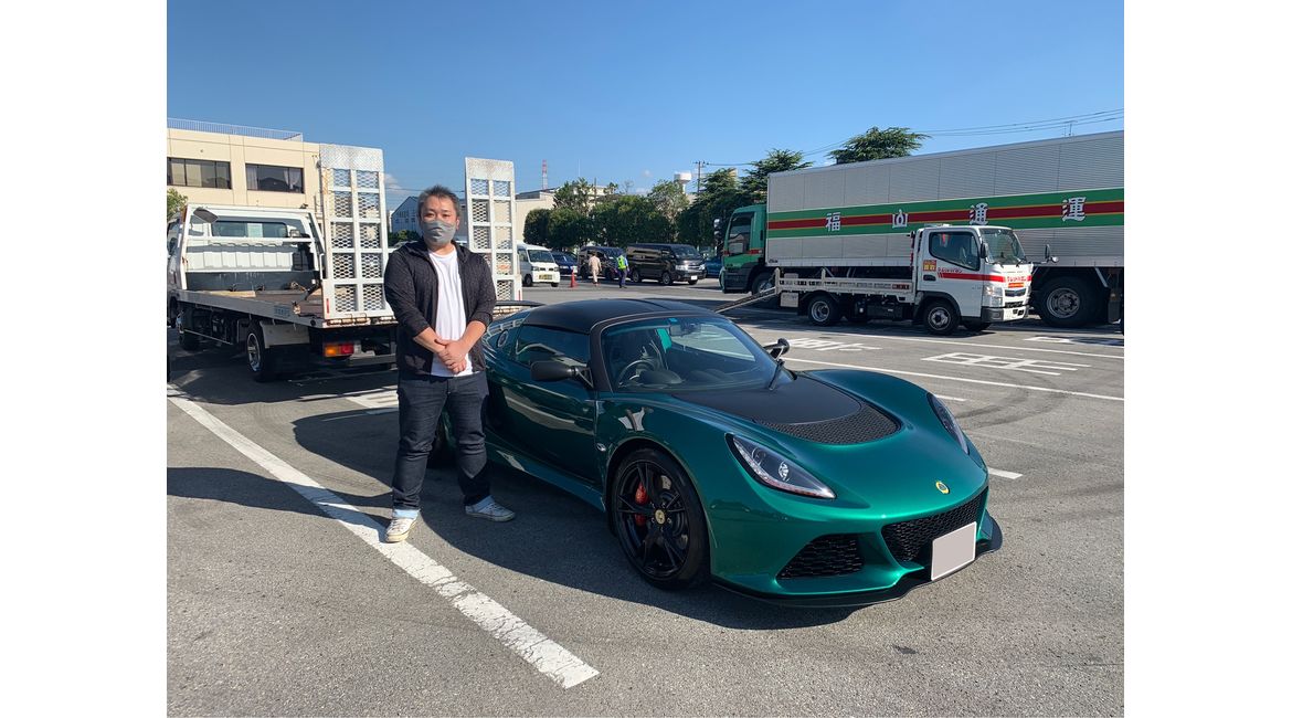 東京都 渡邉様 ロータス エキシージ スポーツ３５０ 山梨の輸入車 外車 販売 修理 買取のエムラインに寄せられるお客様の声 山梨で中古車 から新車販売まで幅広く対応する株式会社エムライン