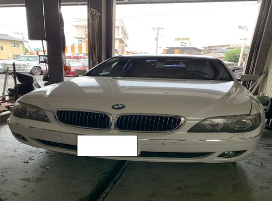 BMW ABA-HL48 E65　オイル漏れ修理
