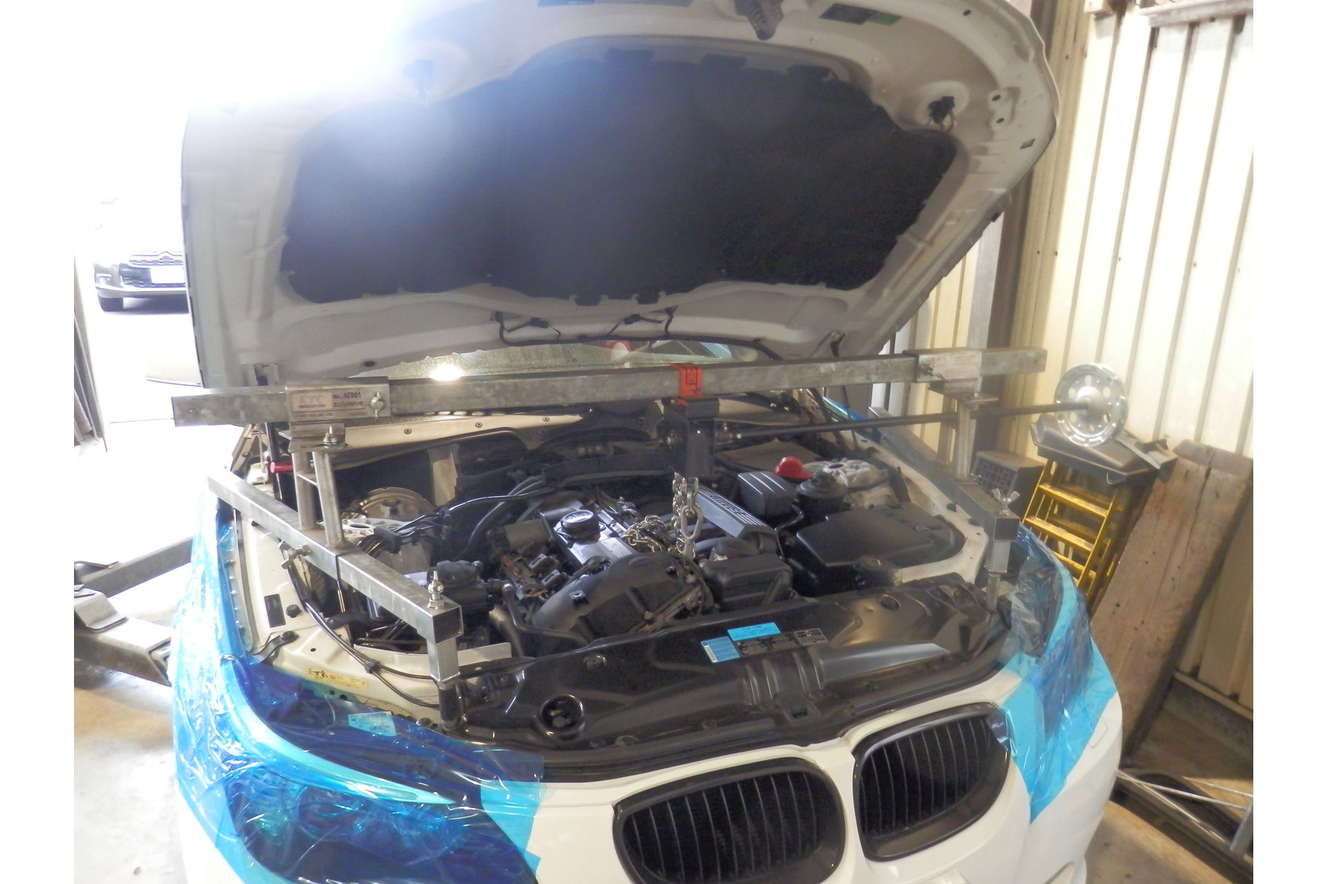 Bmw ５シリーズ E６０ オイル漏れ修理 山梨でbmwの修理はエムライン