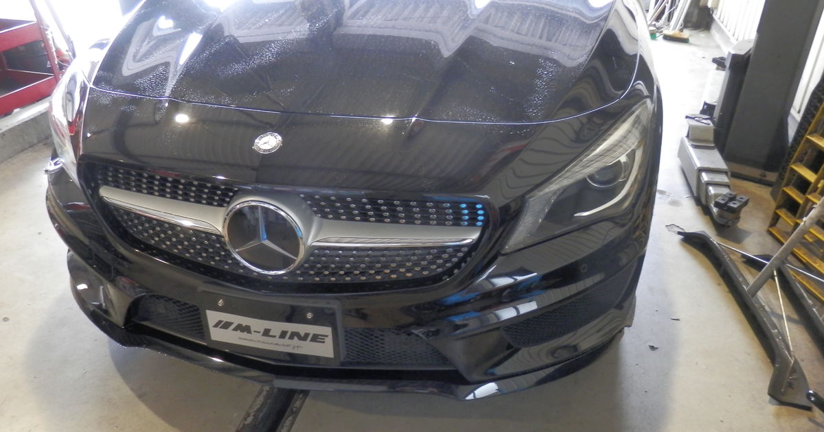 メルセデスベンツ CLA180 ダウンサス取付