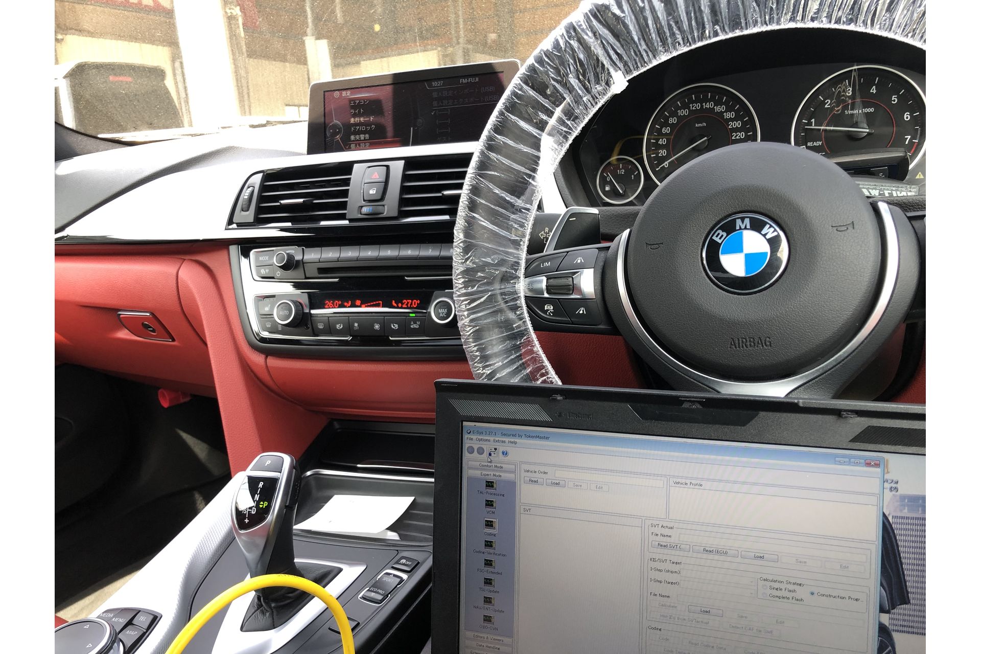 BMW 435i コーディング作業！