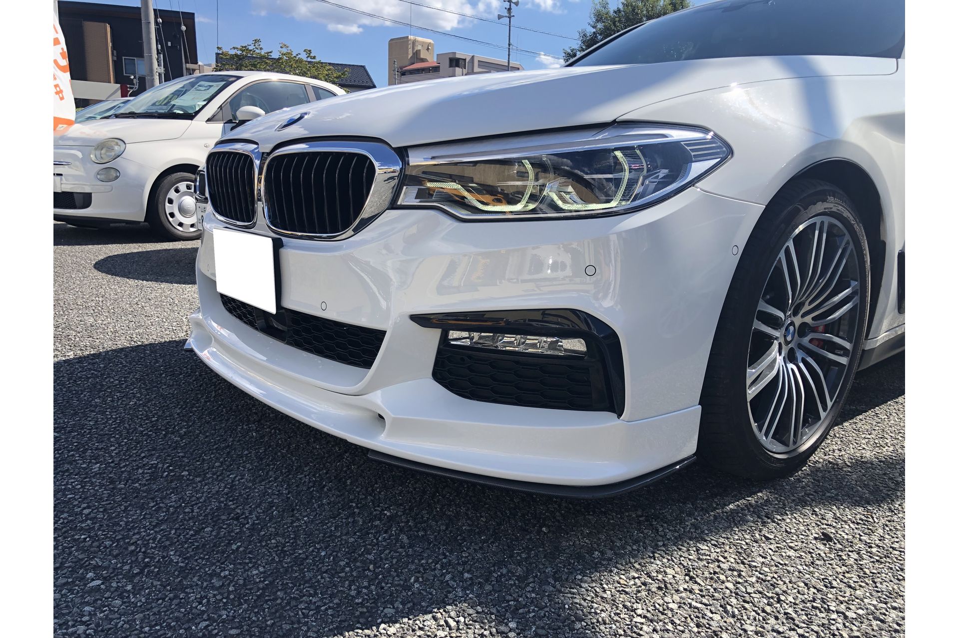 BMW G30 5シリーズ 3Dデザイン製リップスポイラー取付