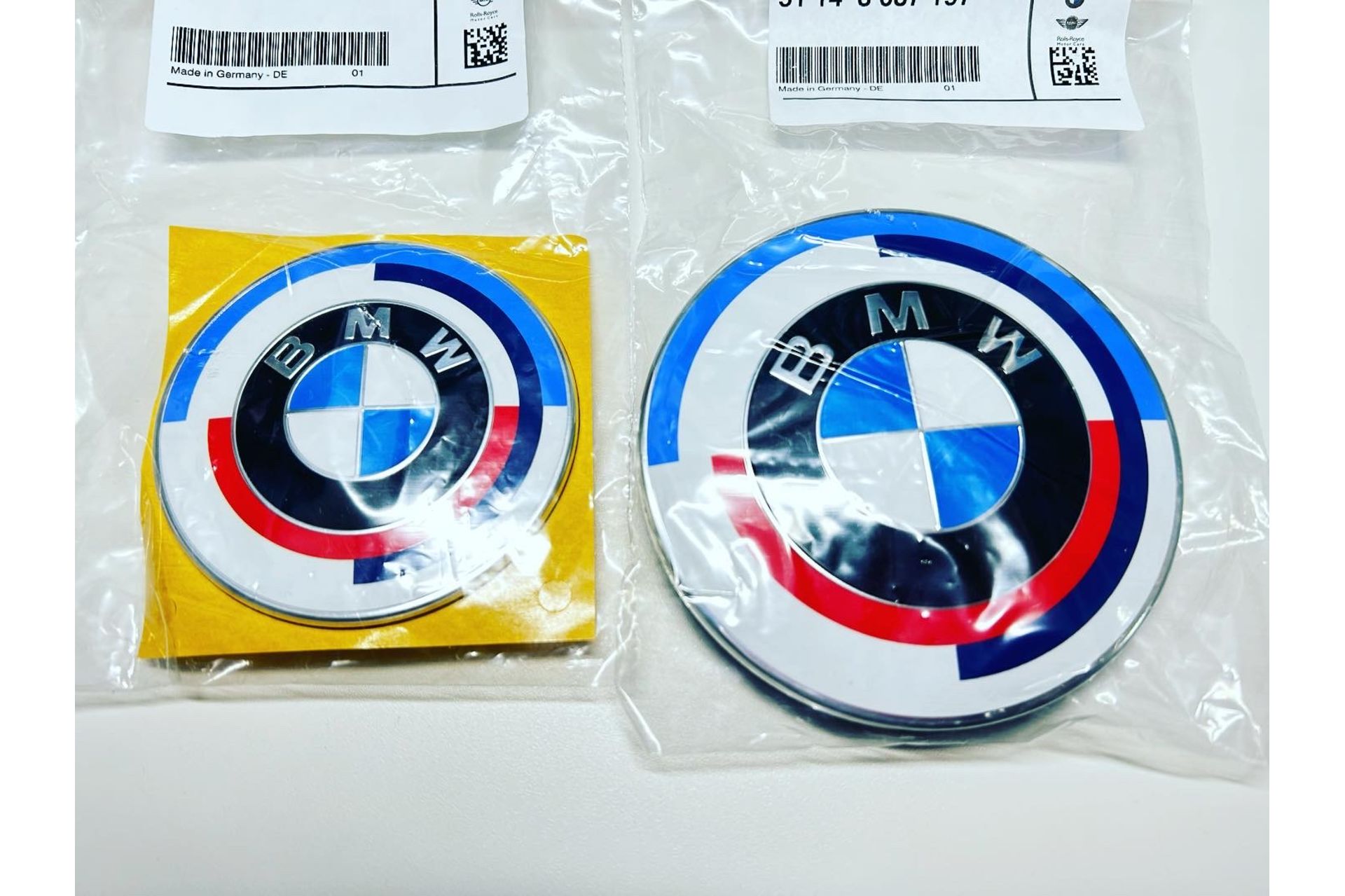 BMW BMW純正 M HERITAGE エンブレム (M 50周年) (G42/G01/G05