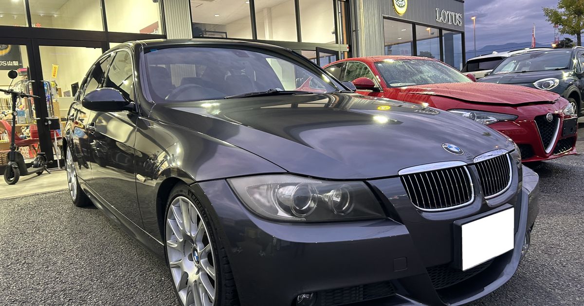 BMW 3シリーズ ドアミラーASSY交換