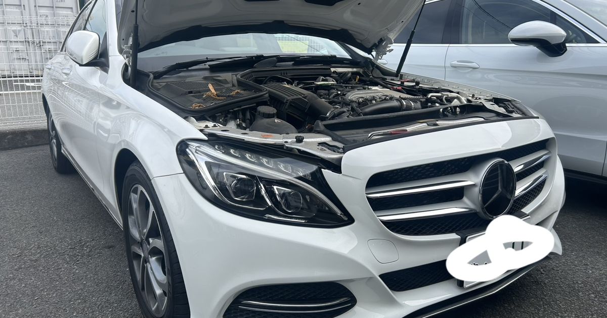 メルセデスベンツ W205 発電不良 オルタネーター交換