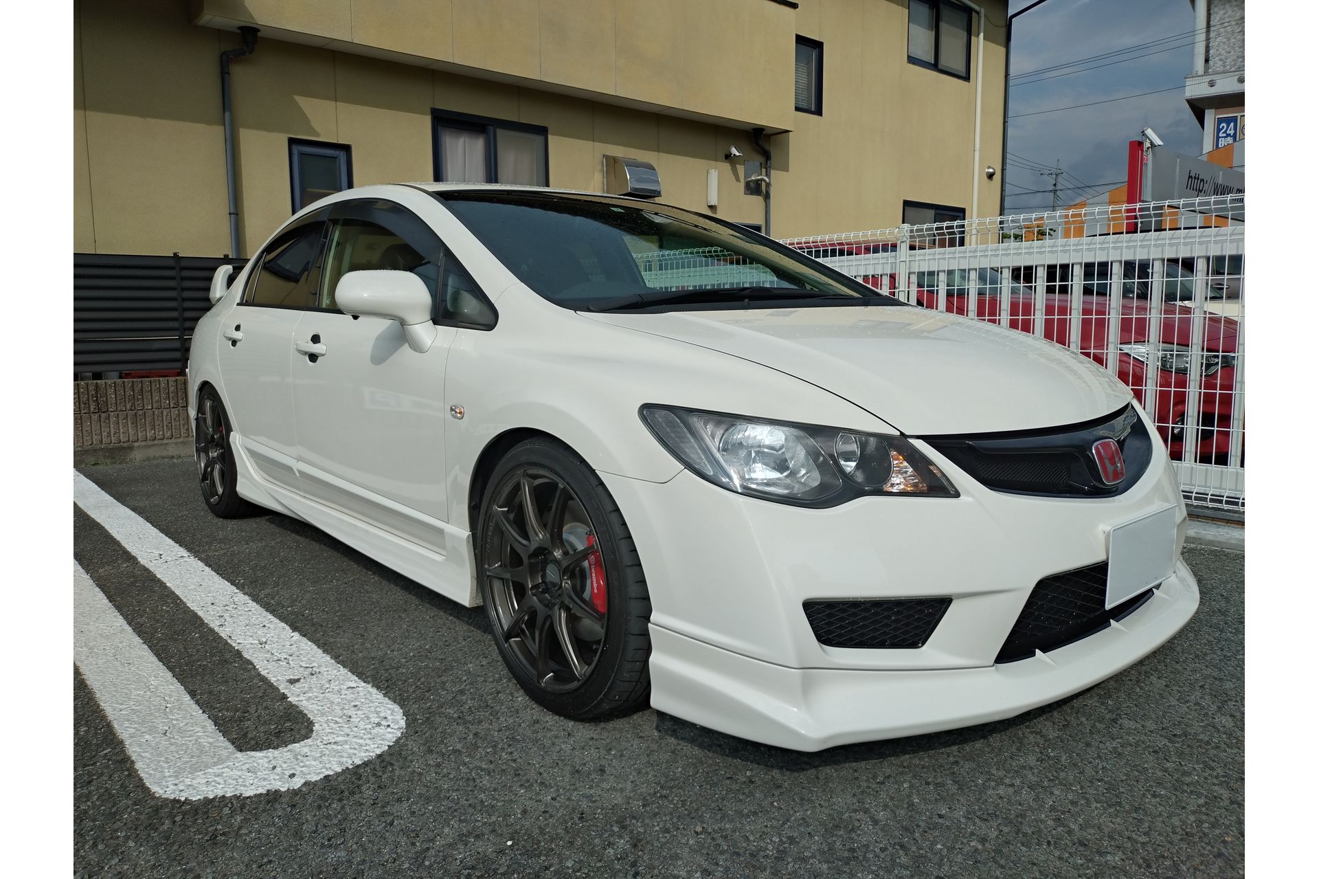 FD2 シビックタイプR 車高調取付け！