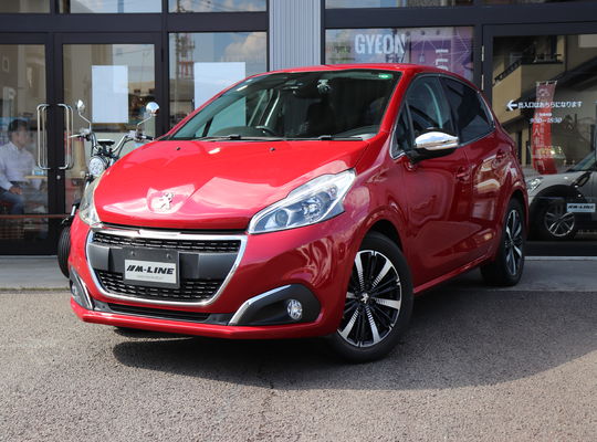 プジョー208 中古車 山梨 / プジョー208 アリュール 在庫 / リオハレッド プジョー208 / 輸入車 コンパクトカー 中古 / エムライン 中古車 保証