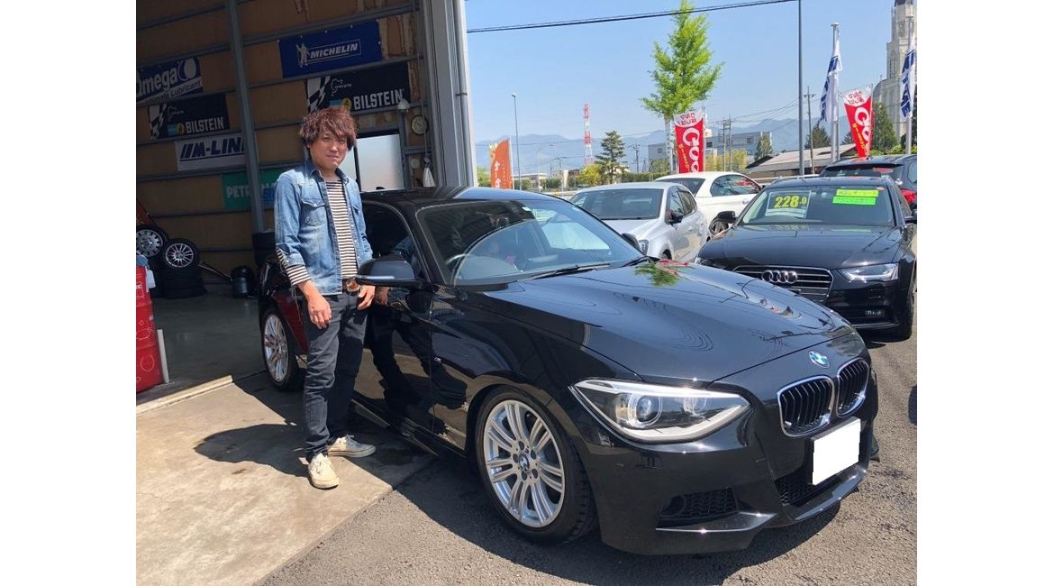 甲府市 木村様 ｂｍｗ１１６ｉ ｍスポーツ 山梨の輸入車 外車 販売 修理 買取のエムラインに寄せられるお客様の声 山梨で中古車 から新車販売まで幅広く対応する株式会社エムライン